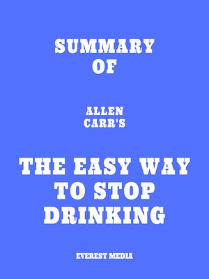cover image of Summary of Allen Carr's the Easy Way to Stop Drinking